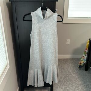 Leith gray jersey fabric sleeveless dress